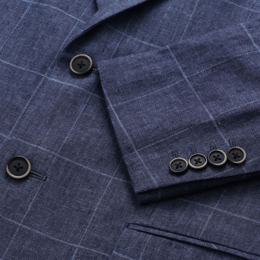 Big & Tall J.M. Haggar™ Plaid Windowpane Tailored Fit Sport Coat