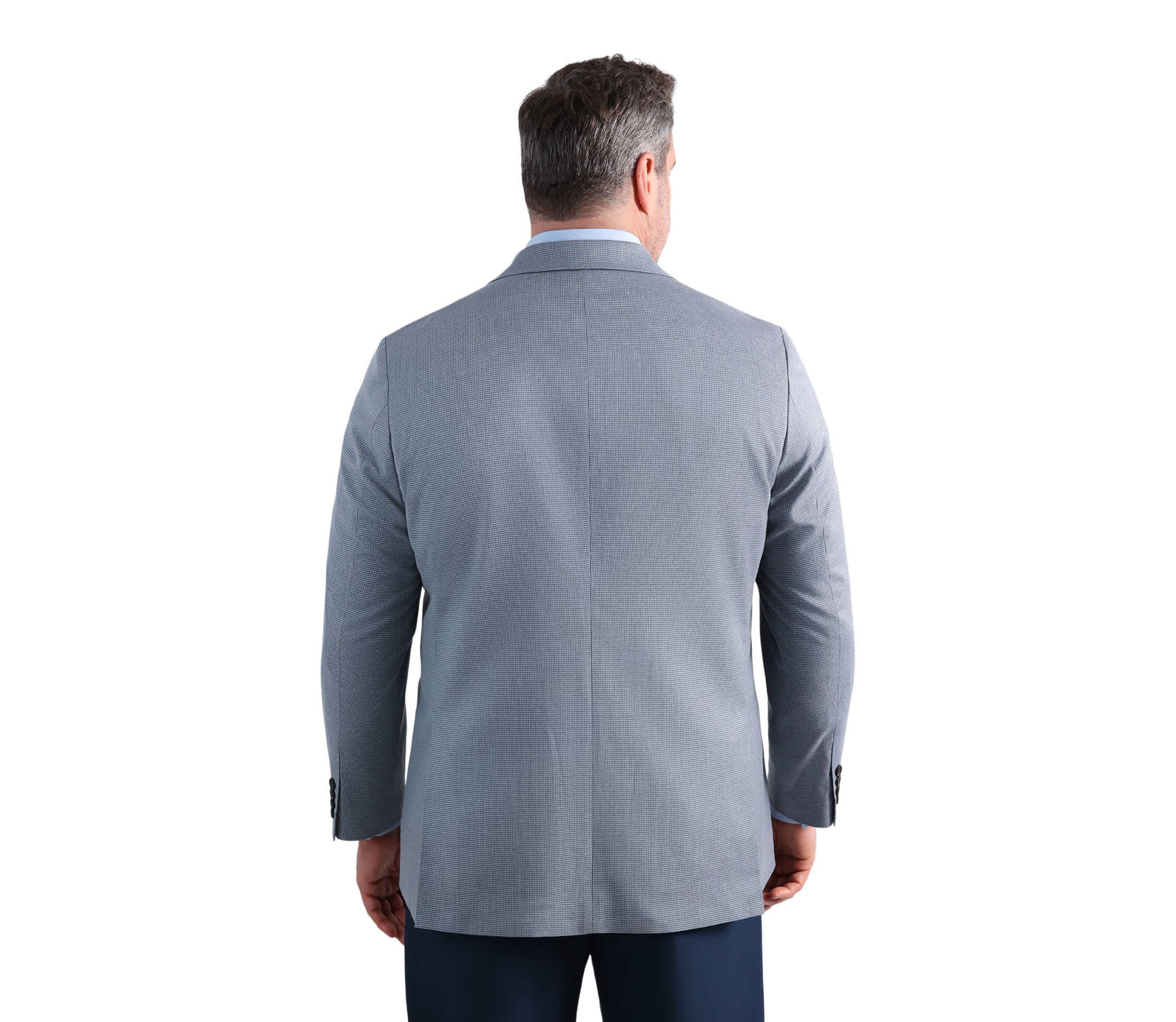 Big & Tall J.M. Haggar™ Mini Dobby Tailored Fit Sport Coat
