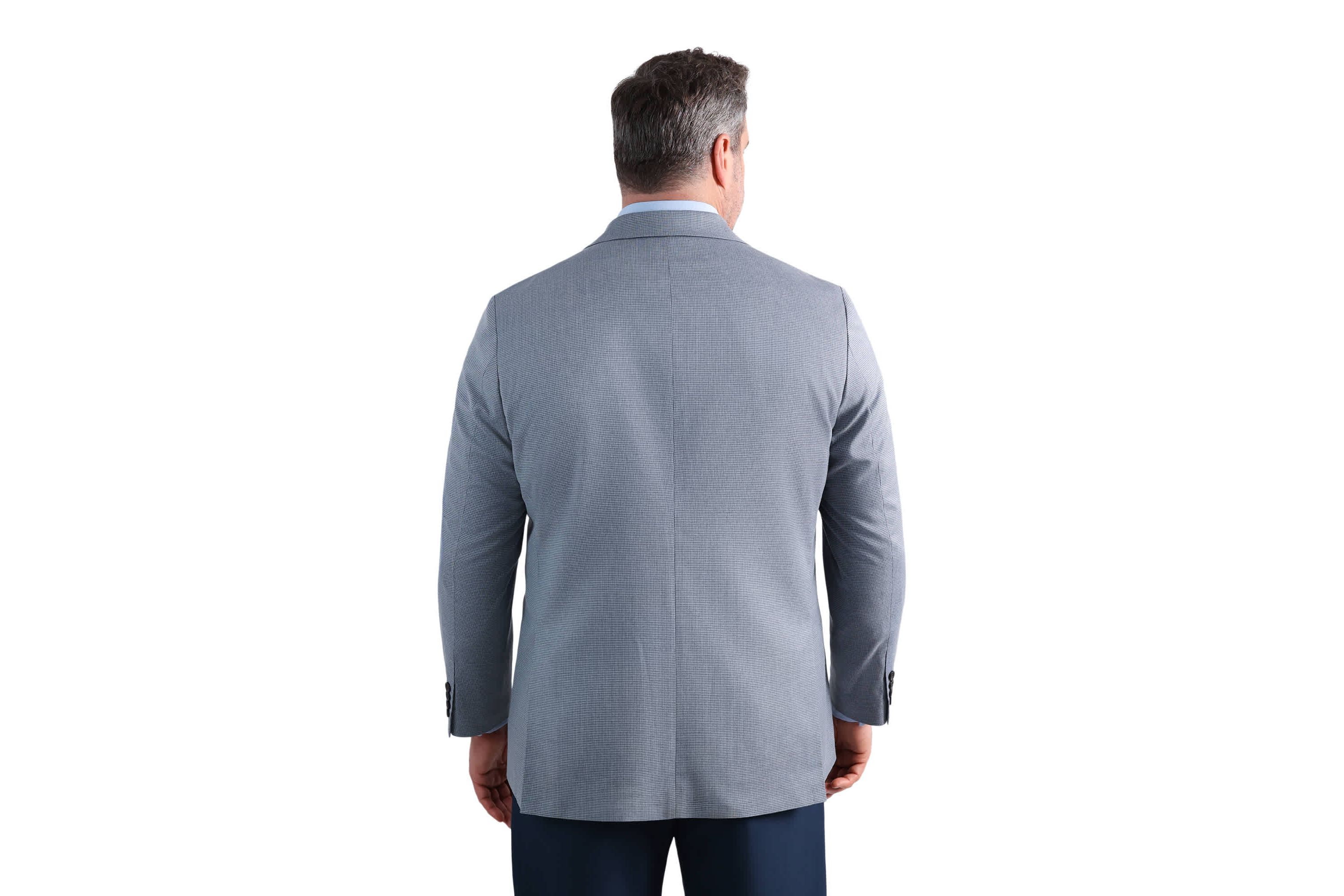 Big & Tall J.M. Haggar™ Mini Dobby Tailored Fit Sport Coat