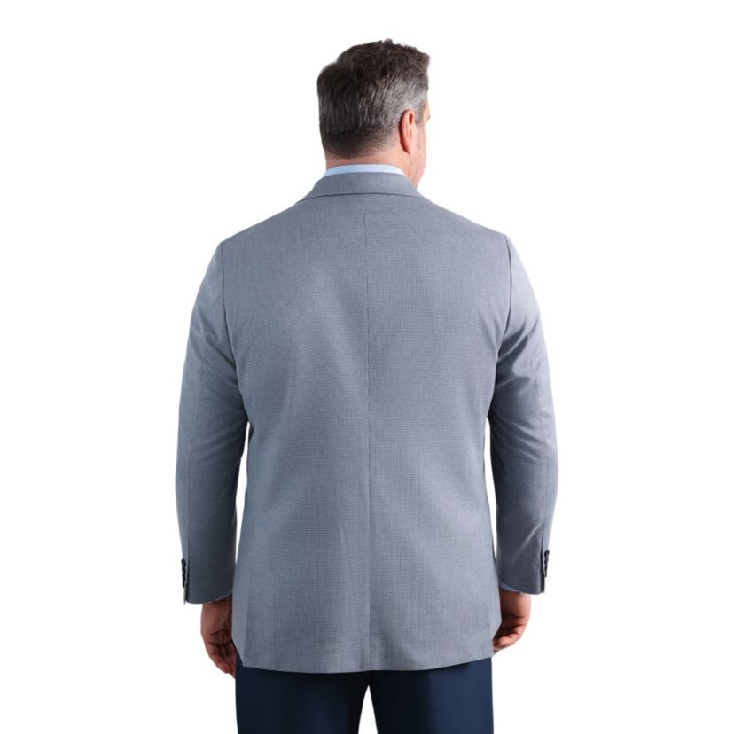 Big & Tall J.M. Haggar™ Mini Dobby Tailored Fit Sport Coat