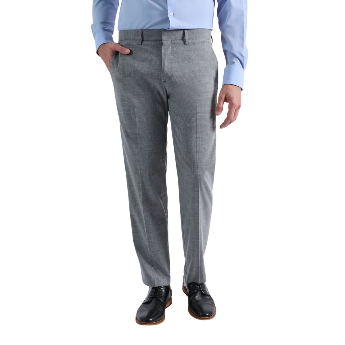 J.M. Haggar™ Micro Houndstooth Slim Fit Flat Front Suit Separates Pant