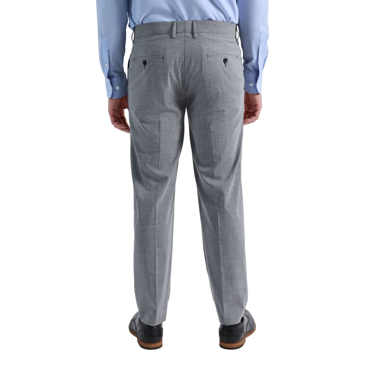 J.M. Haggar™ Micro Houndstooth Slim Fit Flat Front Suit Separates Pant