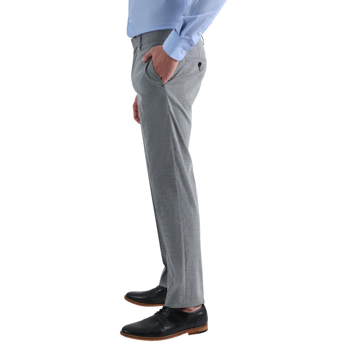 J.M. Haggar™ Micro Houndstooth Slim Fit Flat Front Suit Separates Pant