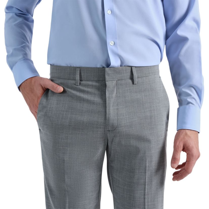 J.M. Haggar™ Micro Houndstooth Slim Fit Flat Front Suit Separates Pant