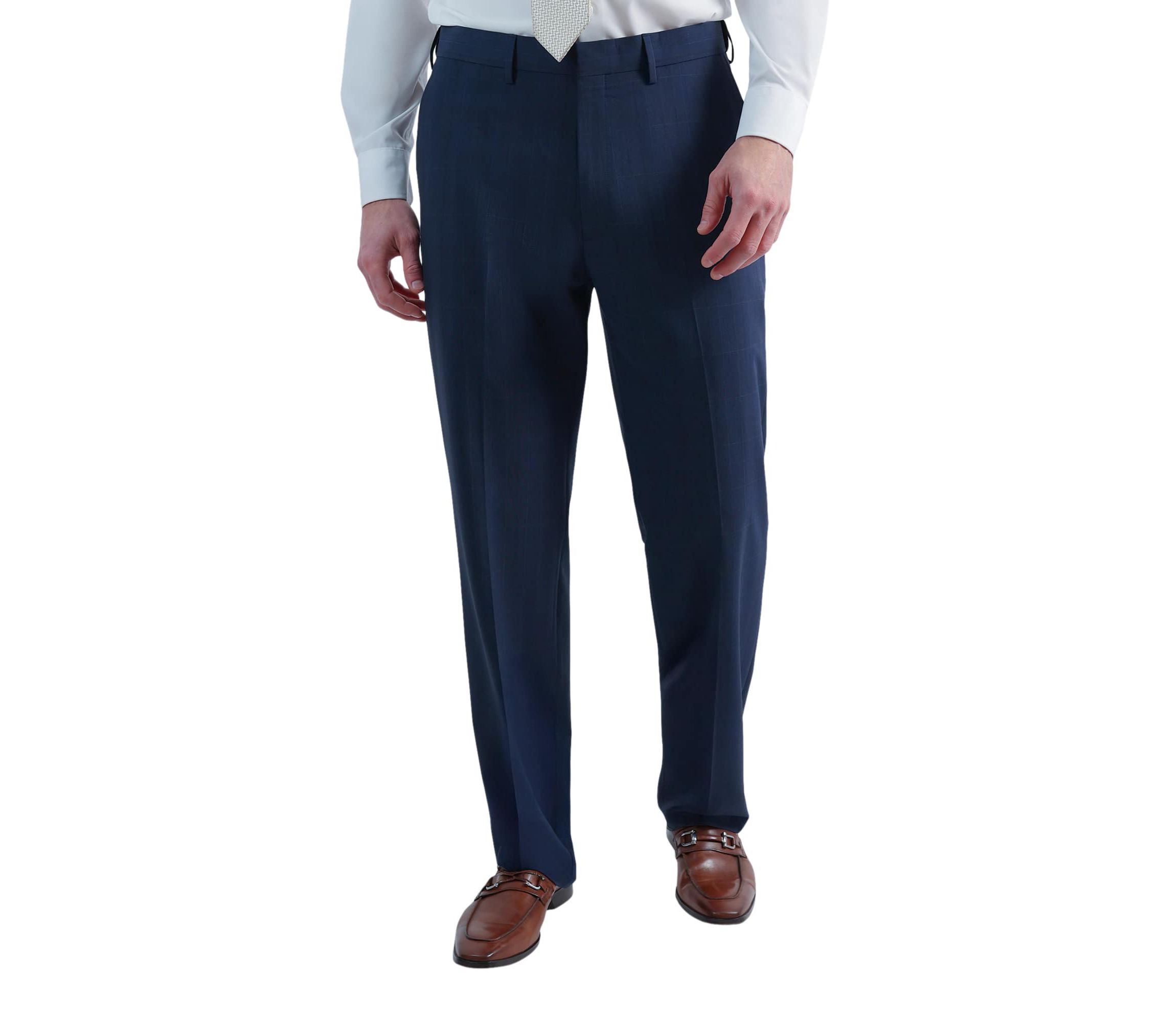 J.M. Haggar™ Prince of Wales Classic Fit Flat Front Suit Separates Pant