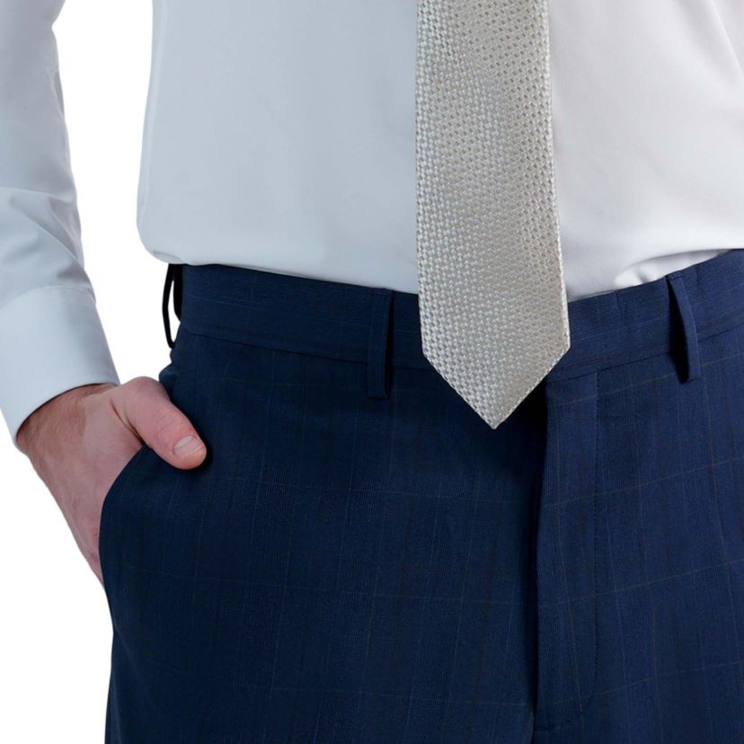 J.M. Haggar™ Prince of Wales Classic Fit Flat Front Suit Separates Pant