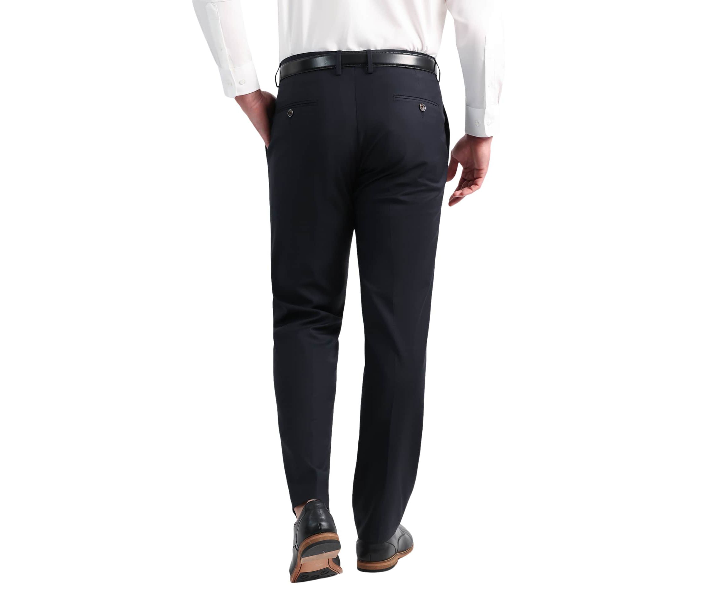 J.M. Haggar™ Wool Windowpane Tailored Fit Flat Front Suit Separates Pant