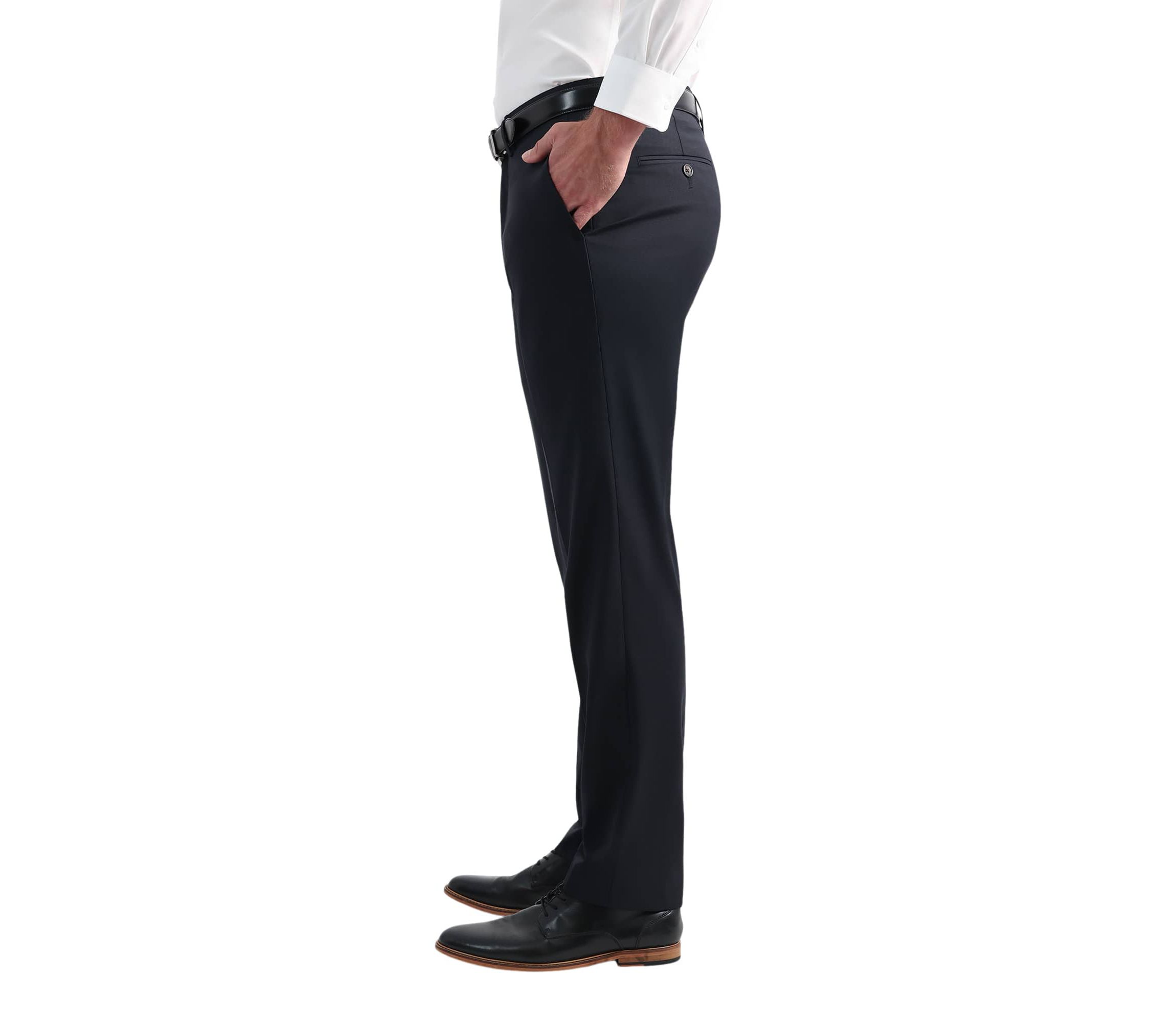 J.M. Haggar™ Wool Windowpane Tailored Fit Flat Front Suit Separates Pant