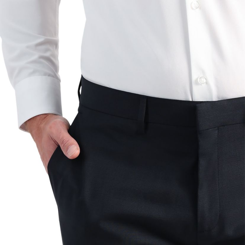 J.M. Haggar™ Wool Windowpane Tailored Fit Flat Front Suit Separates Pant