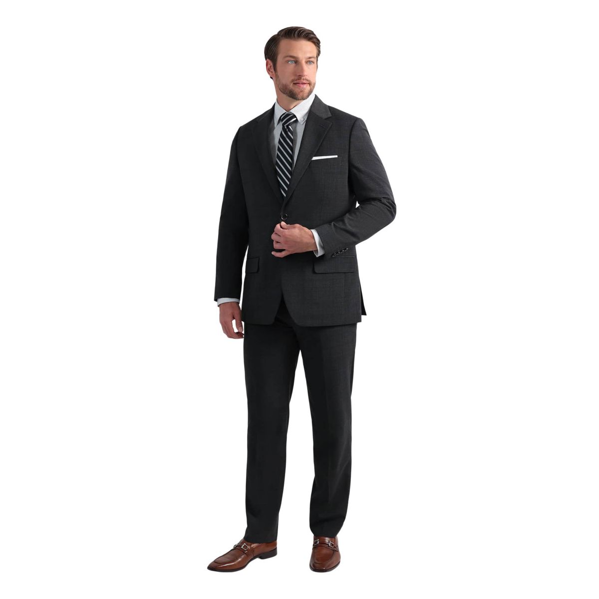 J.M. Haggar™ Wool Windowpane Tailored Fit Suit Separates Jacket