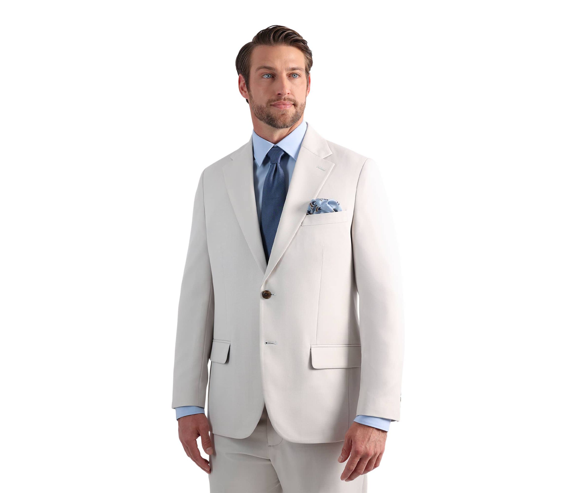 Haggar® Mens Smart Wash® with Repreve® Houndstooth Classic Fit Suit Separates Jacket