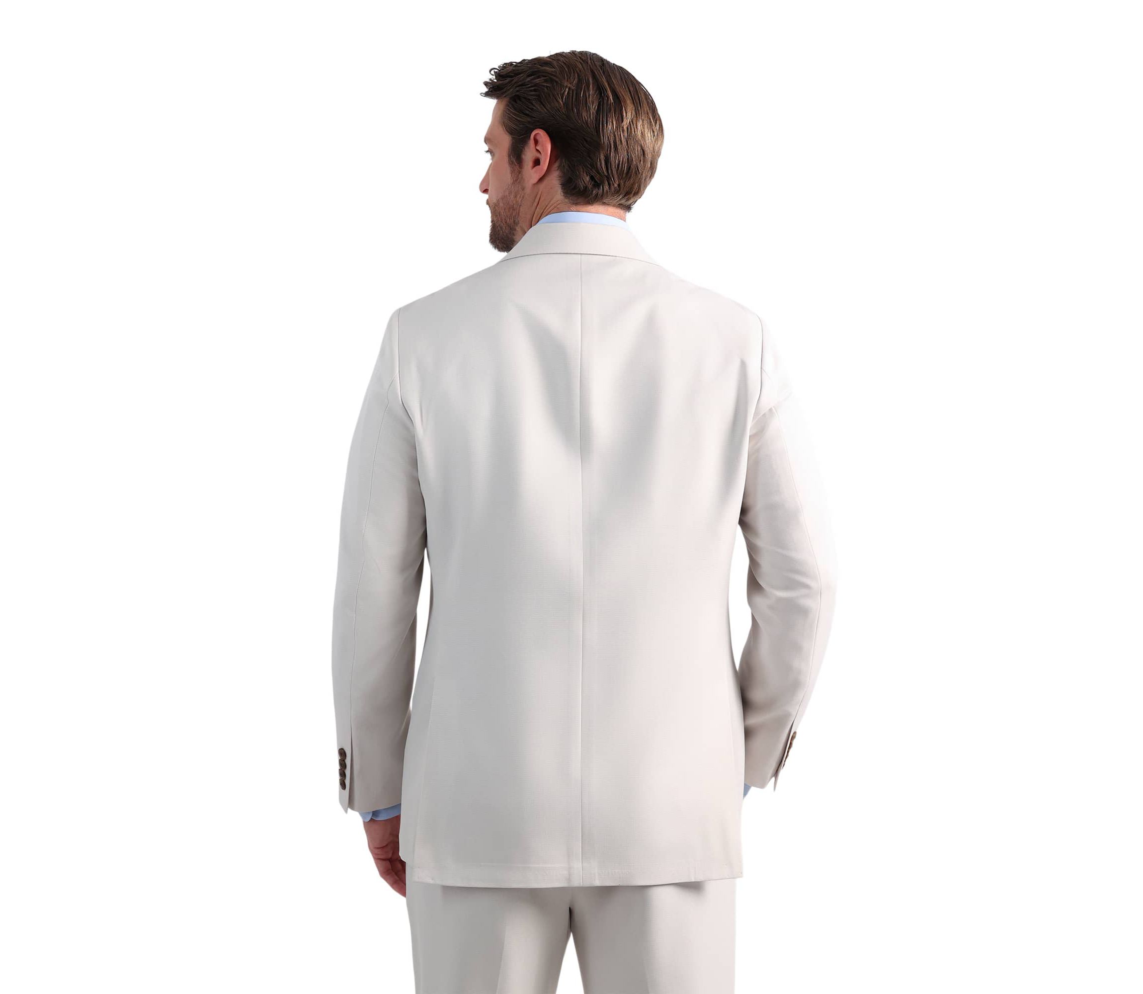 Haggar® Mens Smart Wash® with Repreve® Houndstooth Classic Fit Suit Separates Jacket