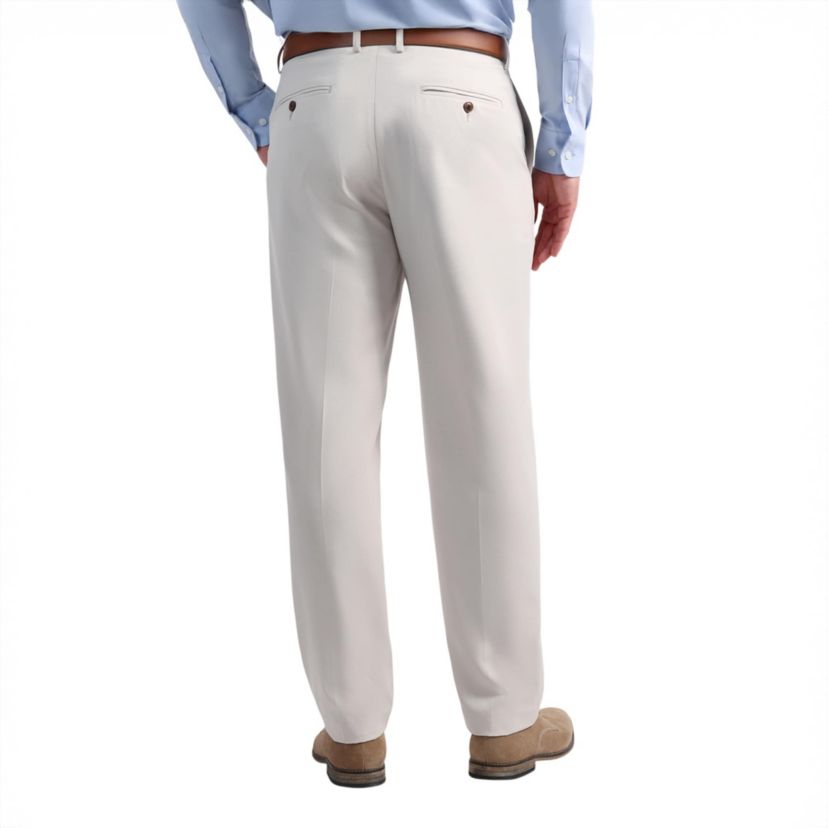 Haggar® Mens Smart Wash® with Repreve® Houndstooth Classic Fit Flat Front Suit Separates Pant