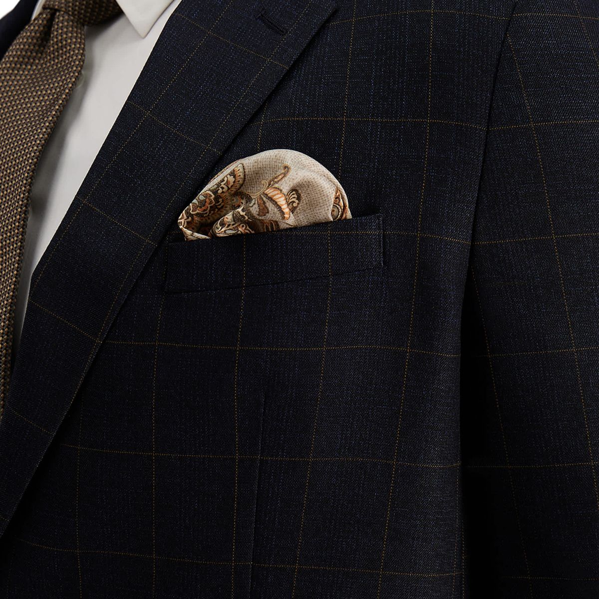 Big & Tall J.M. Haggar Mens Glen Plaid Tailored Fit Sport Coat
