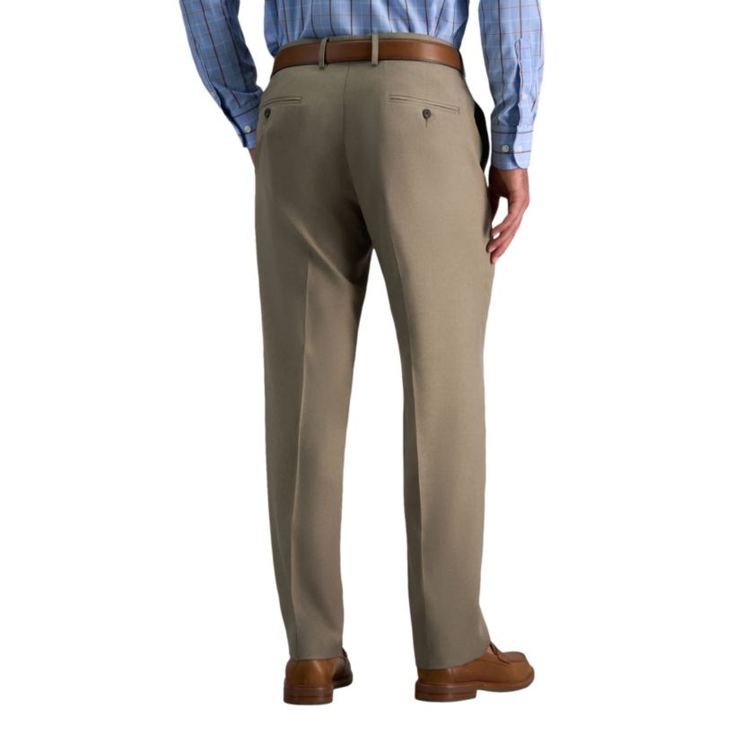 Premium Comfort Melange Broken Twill Straight Fit Dress Pant