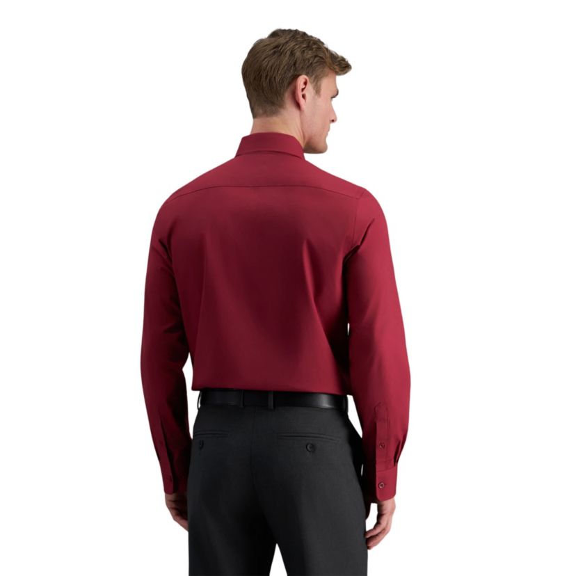 haggar slim fit dress shirts Haggar Wrinkle Free Slim Fit Dress Shirt in Black