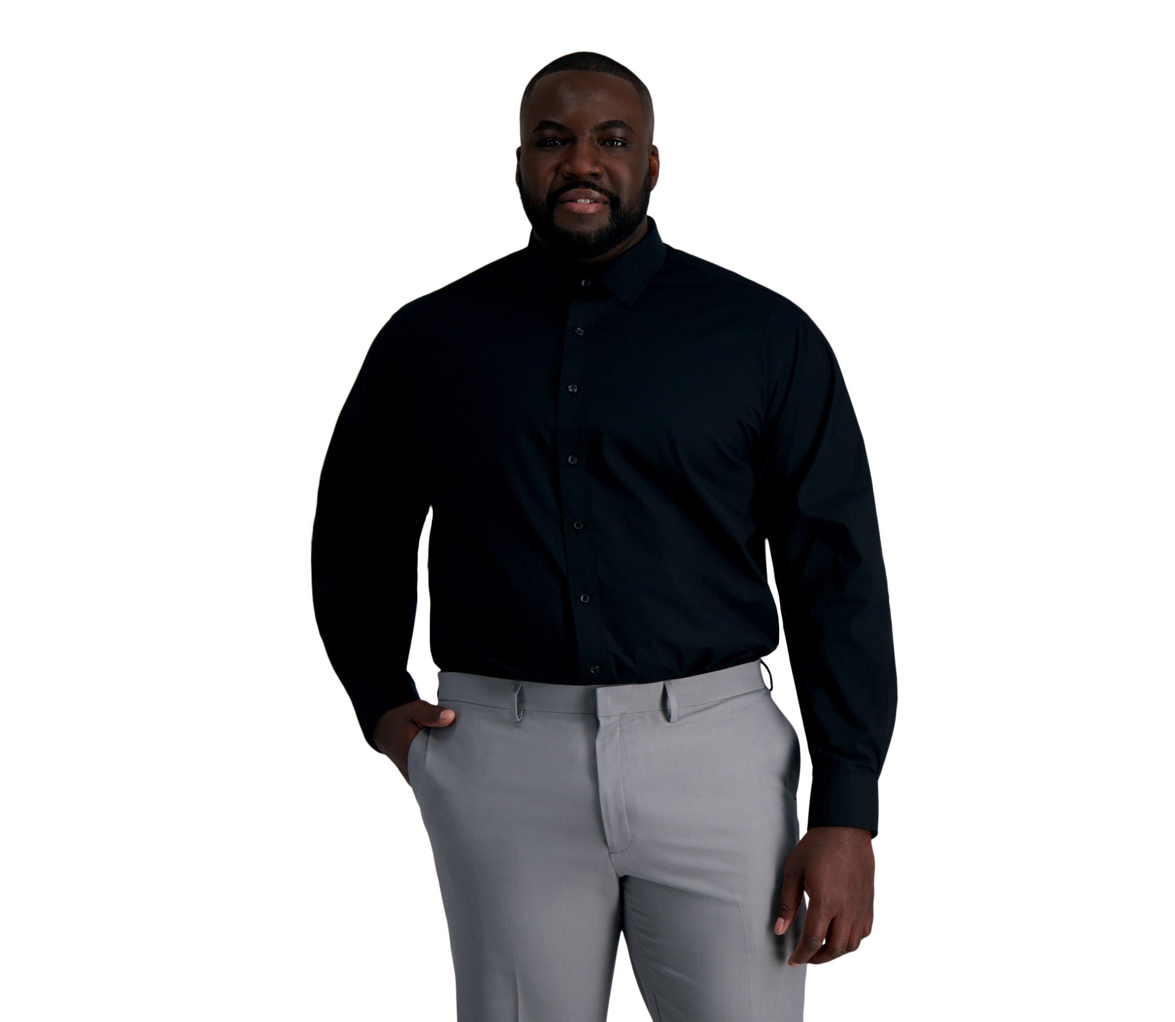 Big & Tall Mens Premium Comfort Classic Fit Dress Shirt