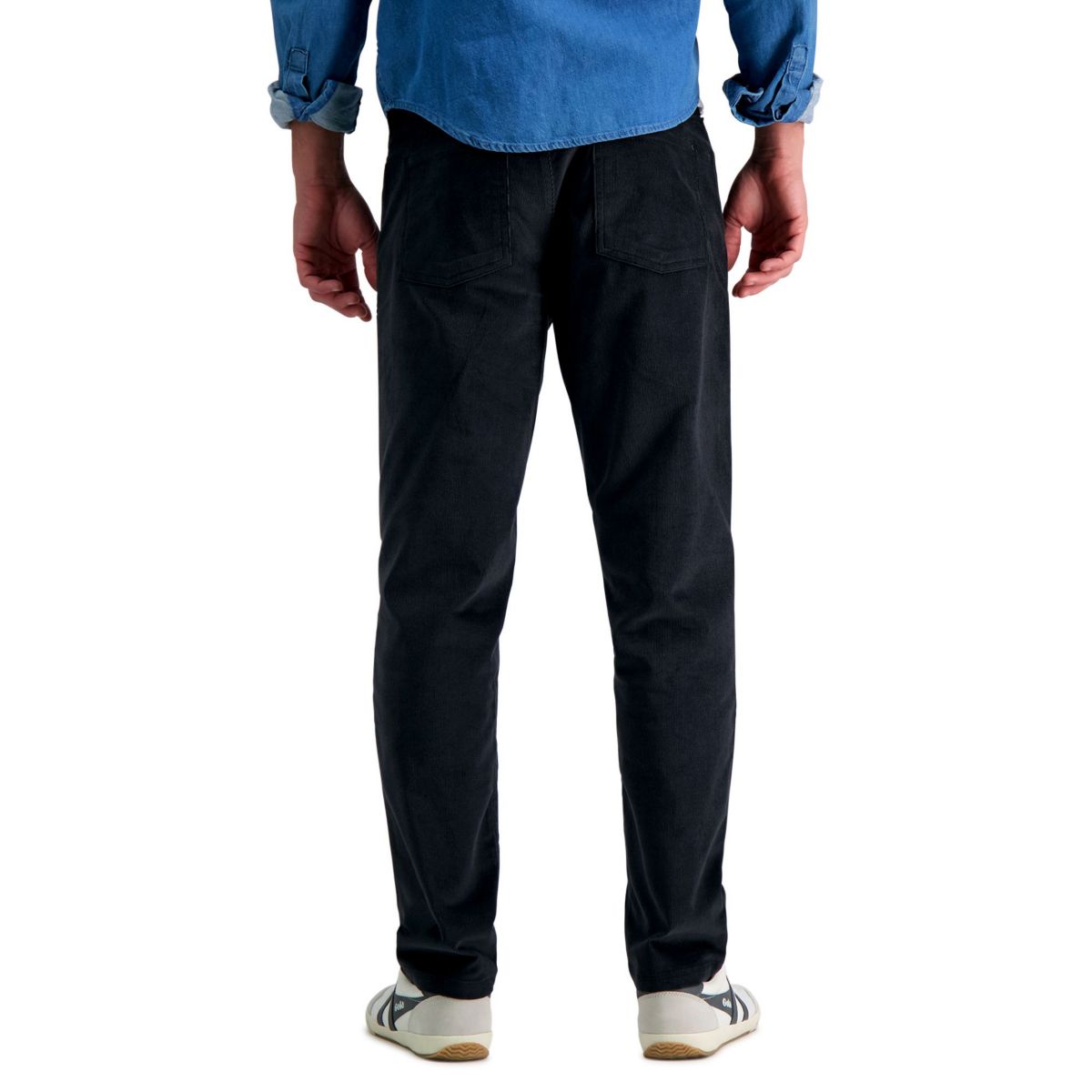 Mens Stretch 5- Pocket Straight Fit Corduroy Pant