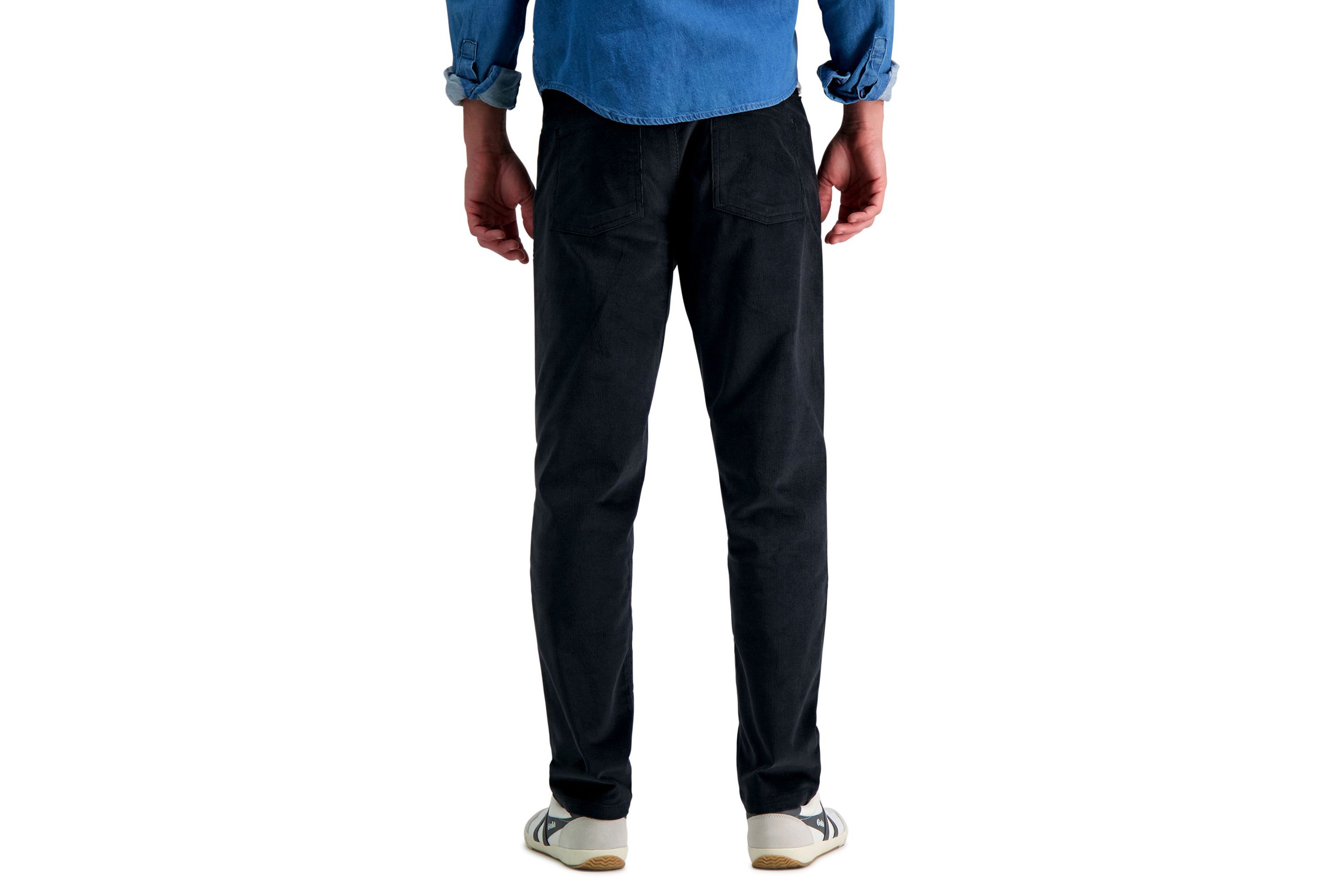 Mens Stretch 5- Pocket Straight Fit Corduroy Pant