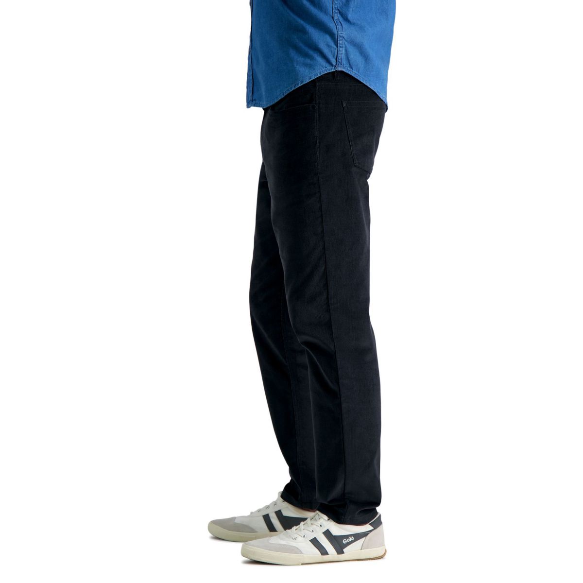 Mens Stretch 5- Pocket Straight Fit Corduroy Pant