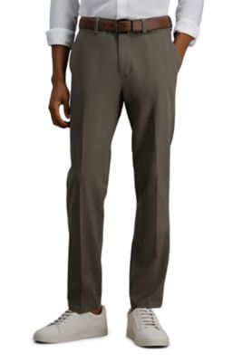 Haggar Men's Modern Khaki Slim Fit Pant, 38 x 30