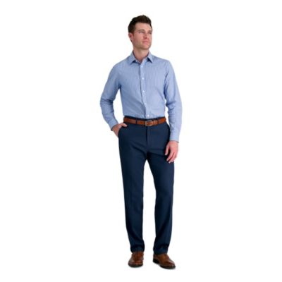 Haggar® Men's Premium Comfort Tonal Windowpane Straight Fit Dress Pant