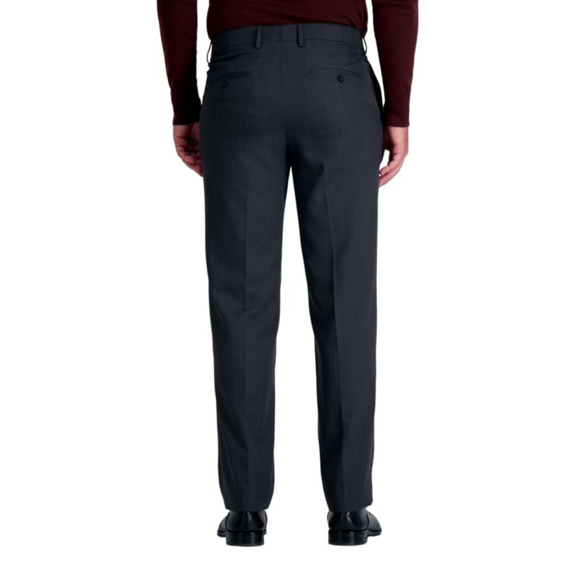 Haggar® Mens Premium Comfort Tonal Windowpane Straight Fit Dress Pant