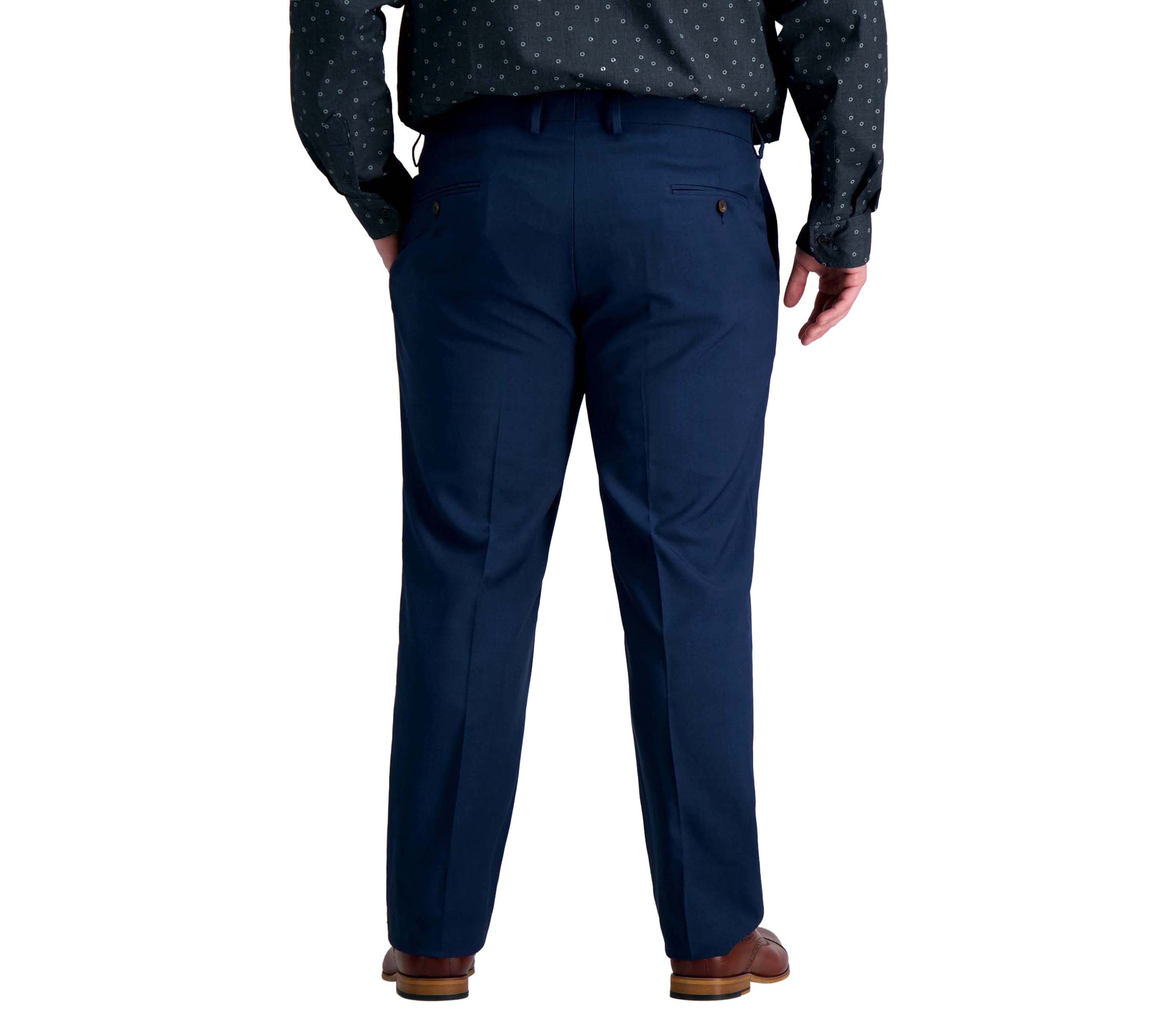 Big & Tall Premium Comfort Straight Fit Flat Front Pant