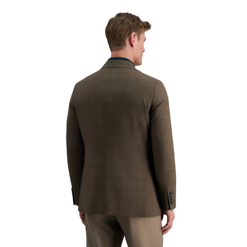 J.M. Haggar™ Mens Slim Fit Plaid Windowpane Sport Coat