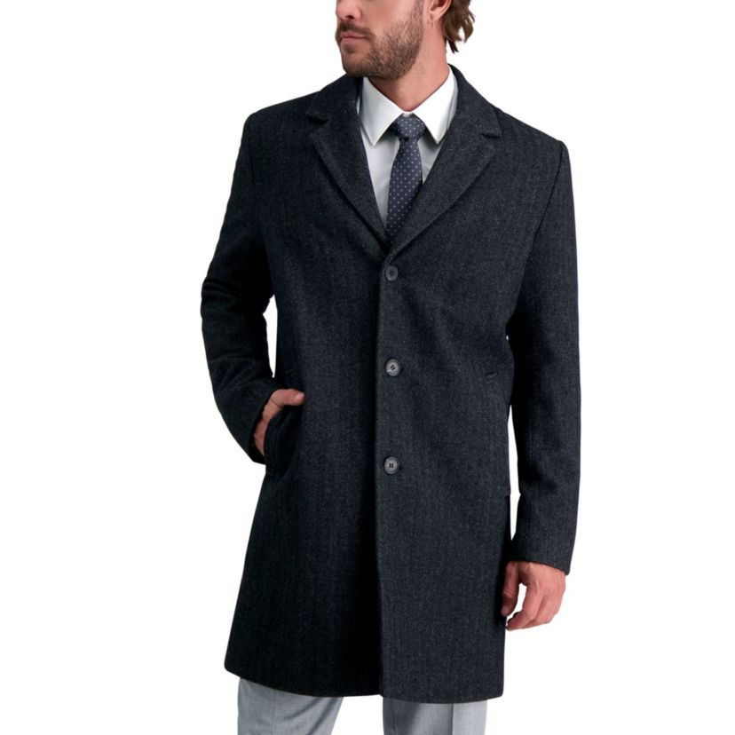 J.M. Haggar™ Herringbone Top Coat