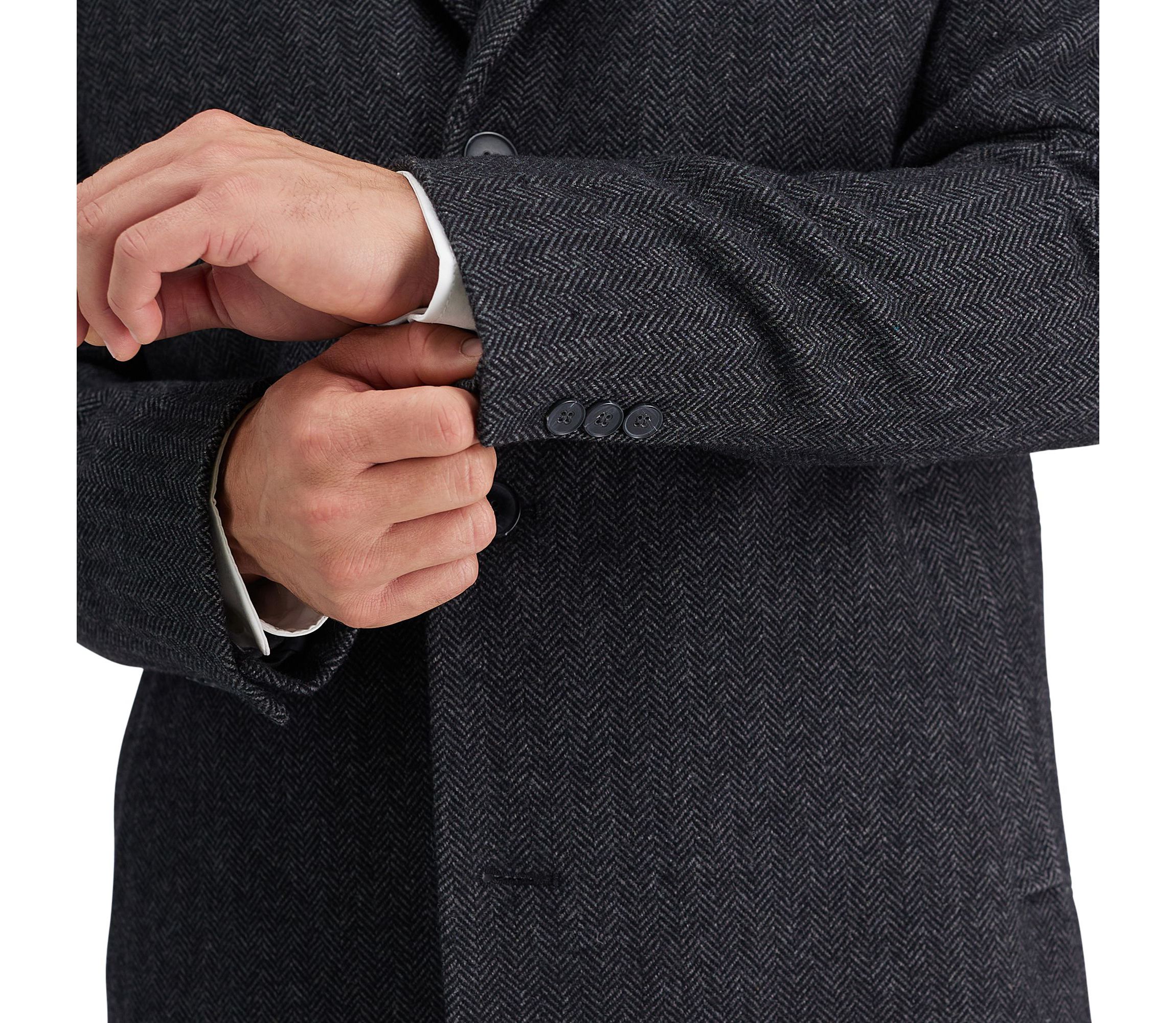 J.M. Haggar™ Herringbone Top Coat