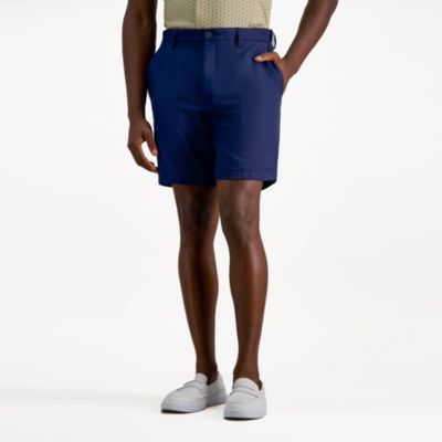 Haggar Men's Cool 18ï¿½ï¿½ Pro Performance Flex Straight Fit Short, Navy Blue, 42