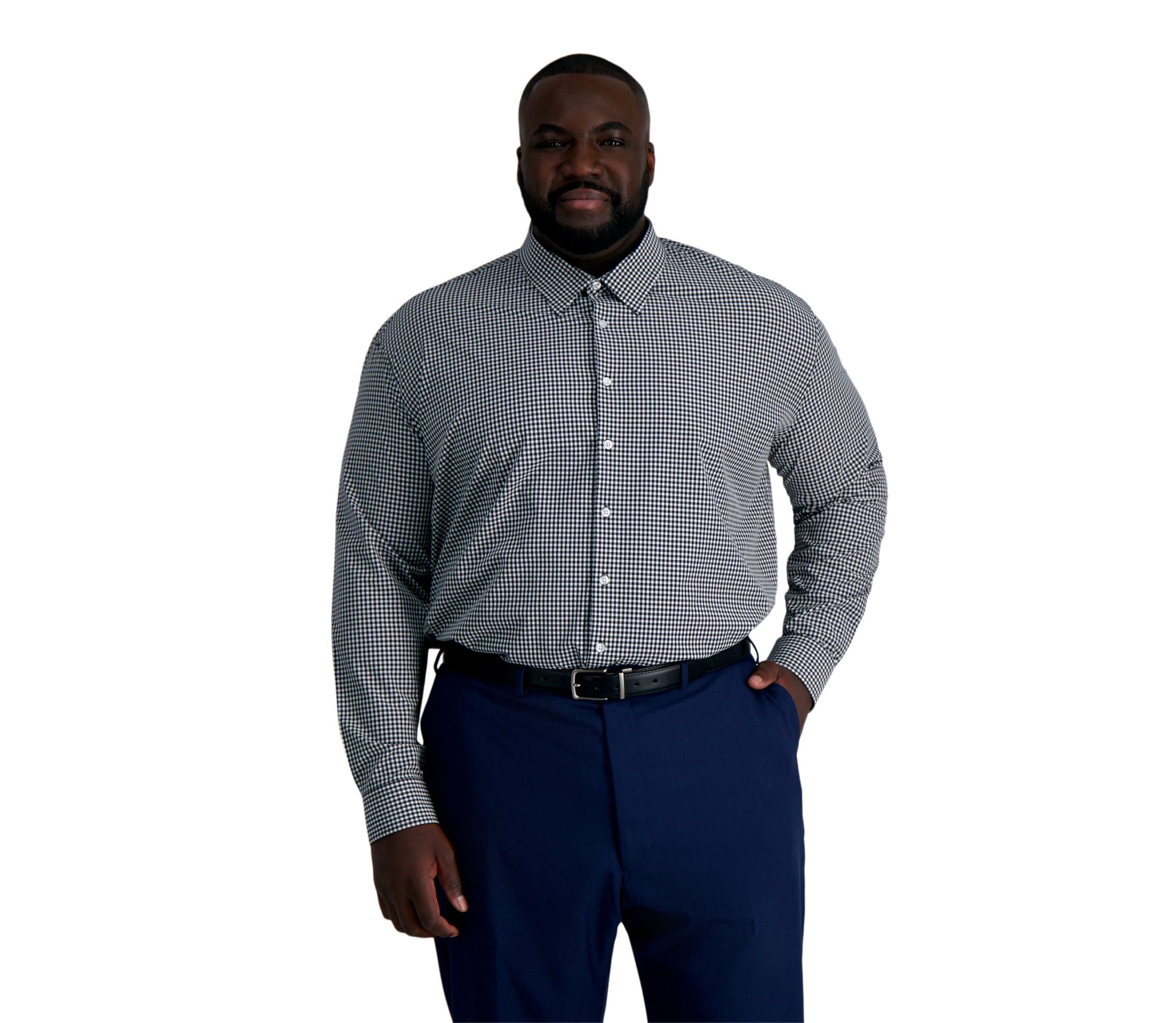 Big & Tall Mens Smart Wash® Classic Fit Dress Shirt