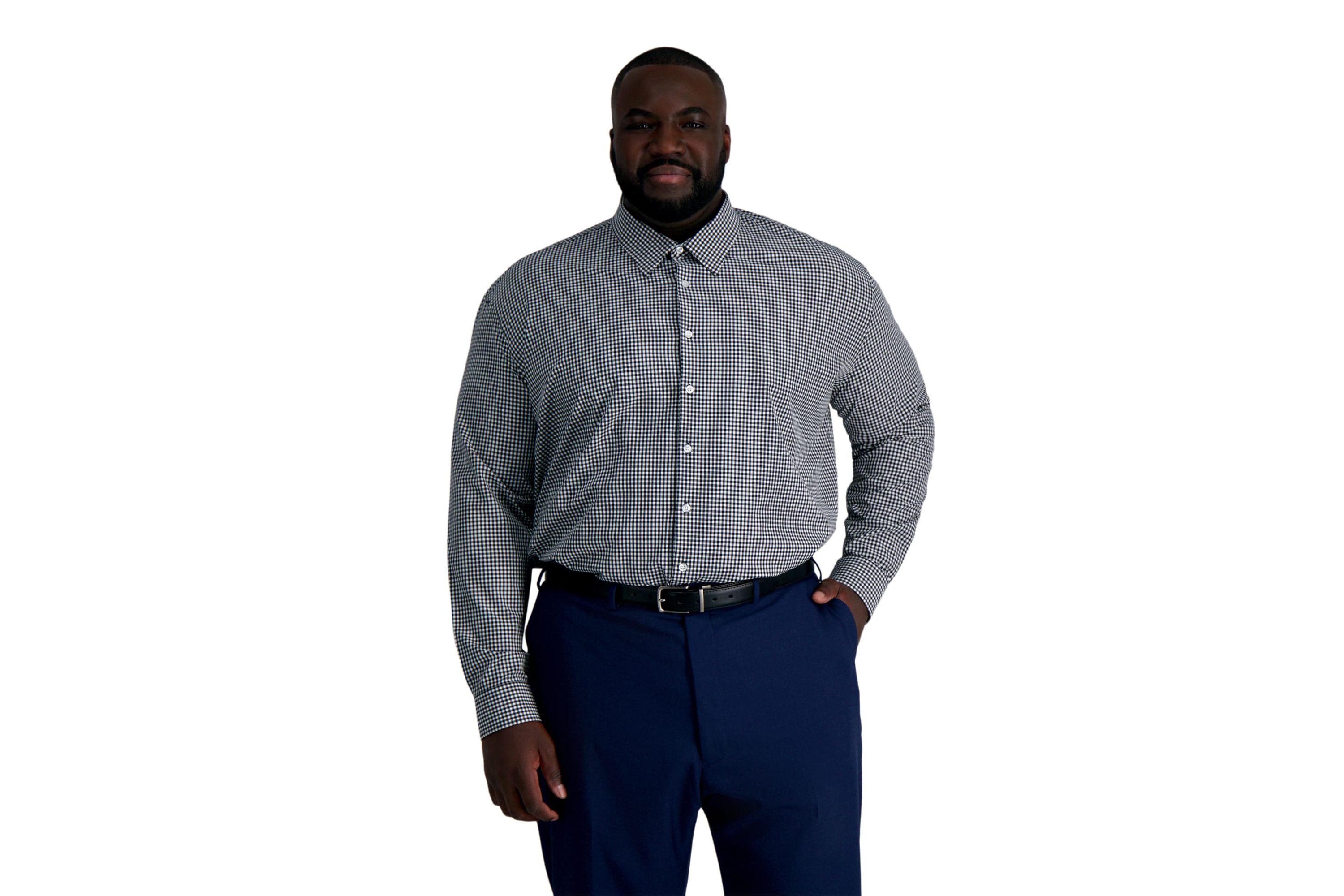 Big & Tall Mens Smart Wash® Classic Fit Dress Shirt