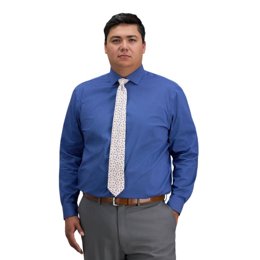 Haggar Haggar Men's Big & Tall Wrinkle Free Classic Fit Dress Shirt | Belk