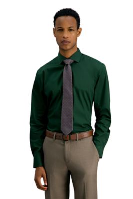 Haggar Men's Wrinkle Free Slim Fit Dress Shirt