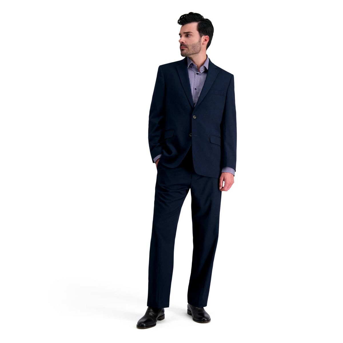 J.M. Haggar™ Micro Herringbone Classic Fit Suit Pant