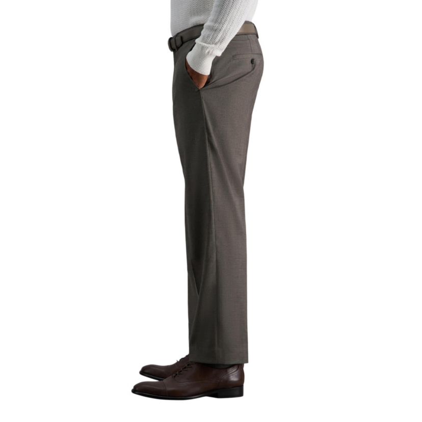 Haggar® J.M. Haggar™ Men's Classic Fit Medium Glen Plaid Flat