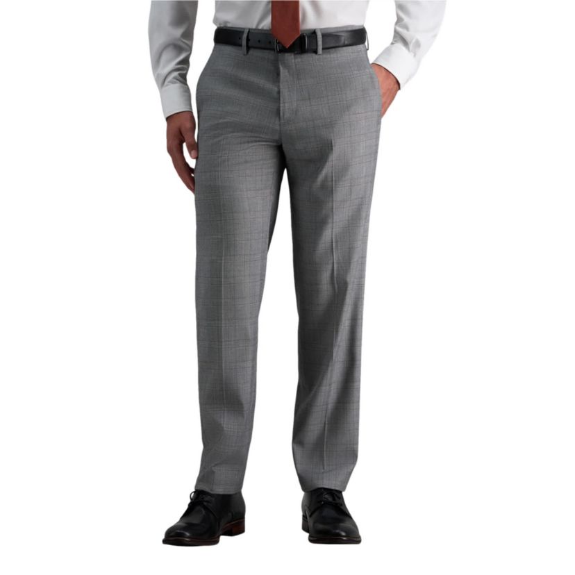 J.M. Haggar™ Mens Tailored FIt Stretch Plaid Suit Separate Pant