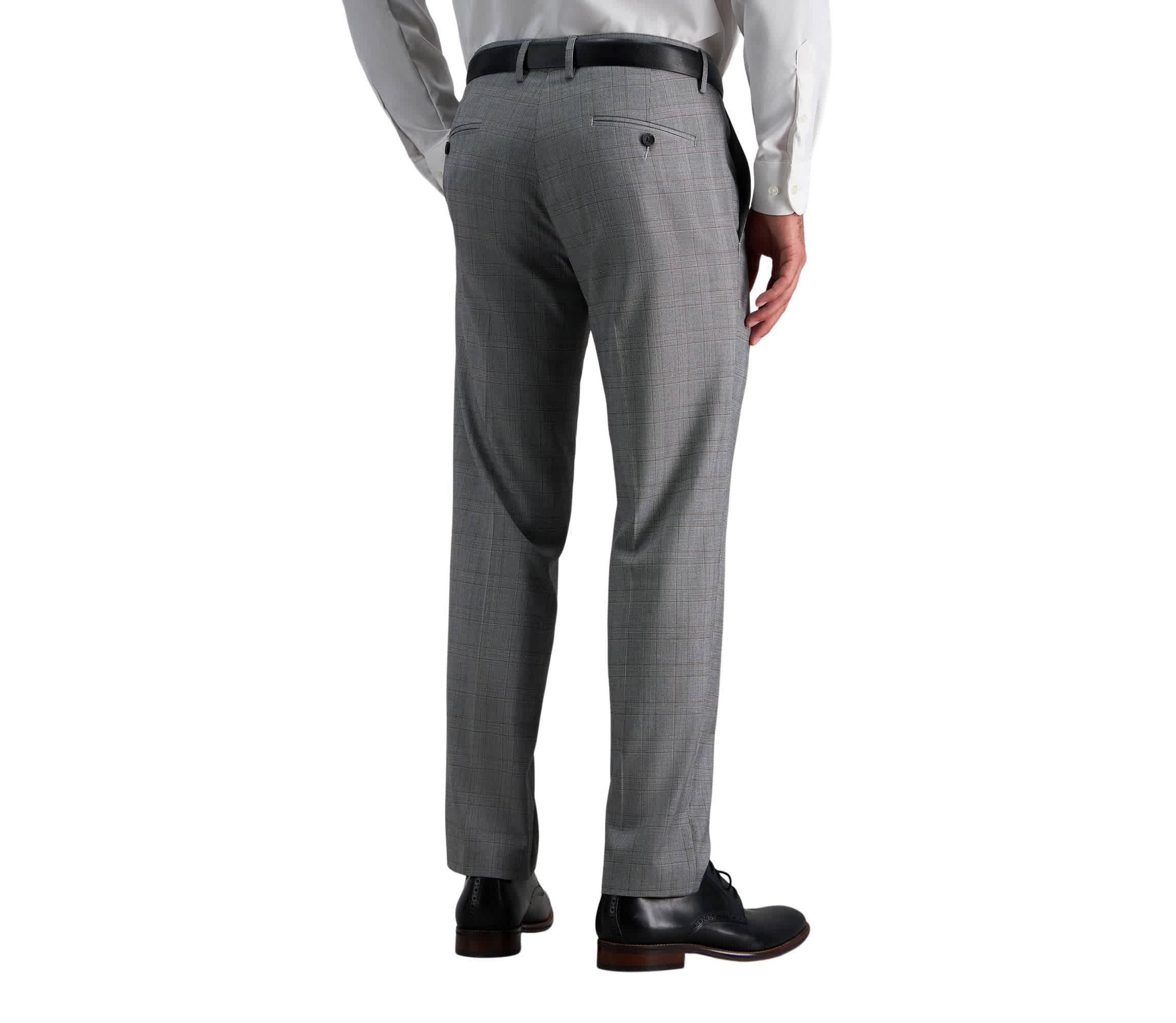 J.M. Haggar™ Mens Tailored FIt Stretch Plaid Suit Separate Pant