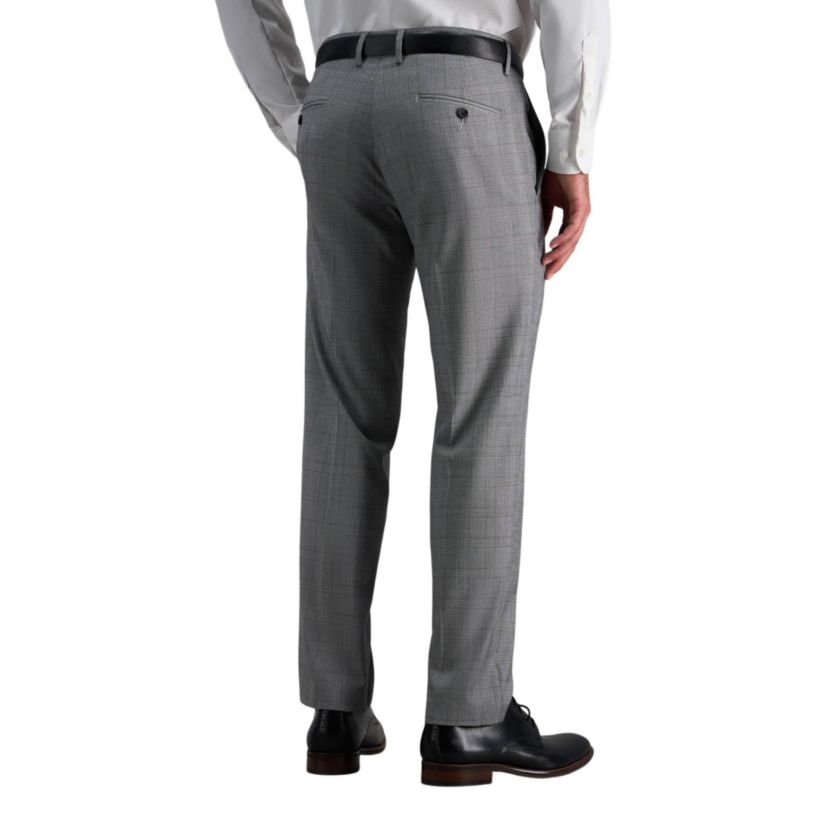 J.M. Haggar™ Mens Tailored FIt Stretch Plaid Suit Separate Pant