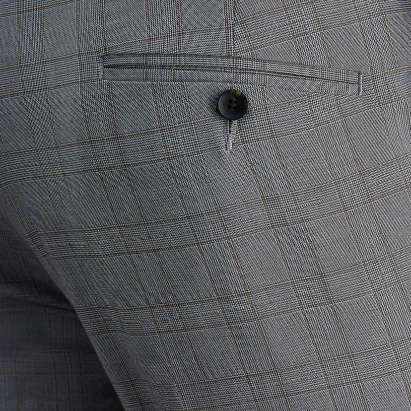 J.M. Haggar™ Mens Tailored FIt Stretch Plaid Suit Separate Pant