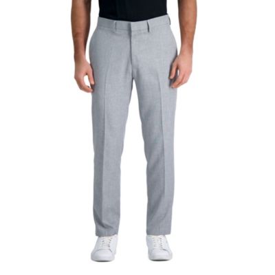 Haggar Men's Smart Wash® Repreve® Slim Fit Suit Pant, Grey, 34 x 32
