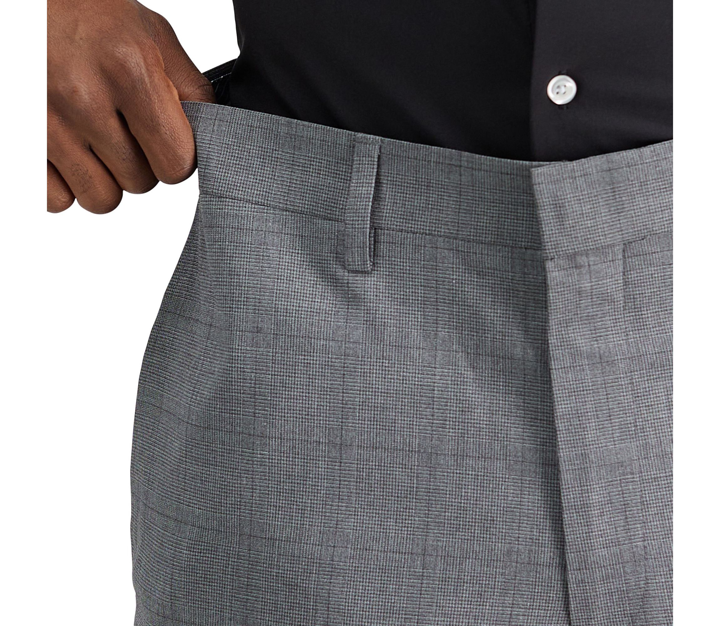 J.M. Haggar™ Glen Plaid Slim Fit Suit Pant