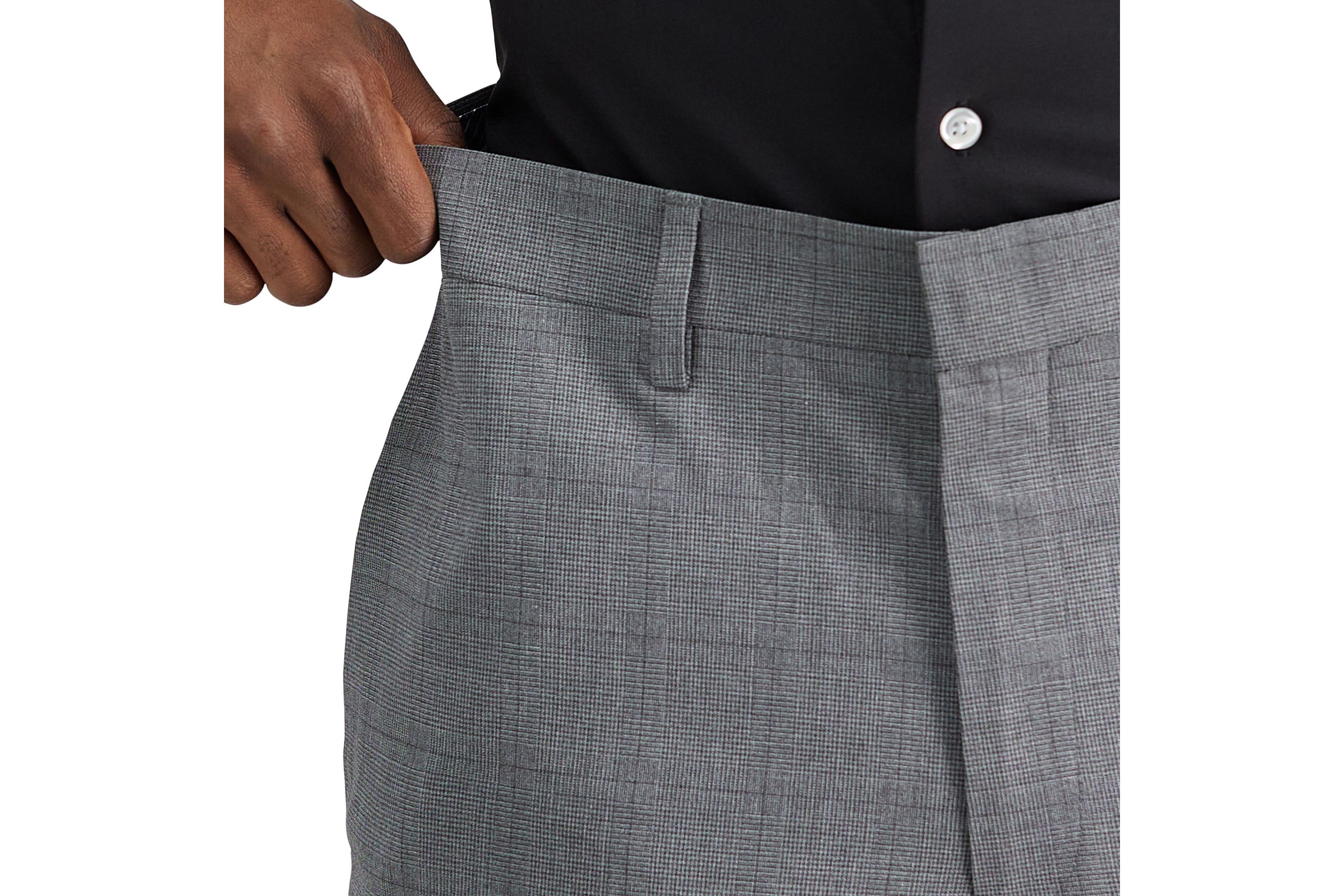 J.M. Haggar™ Glen Plaid Slim Fit Suit Pant