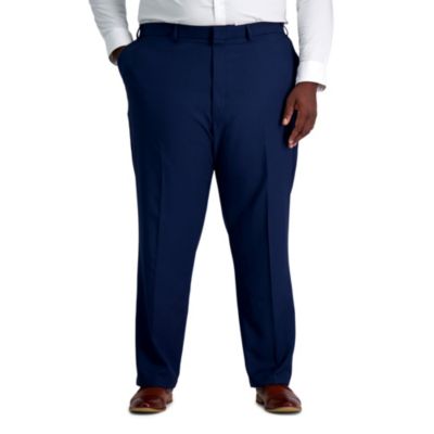 Haggar Men's Smart Wash® with Repreve® Big & Tall Classic Fit Suit Pant