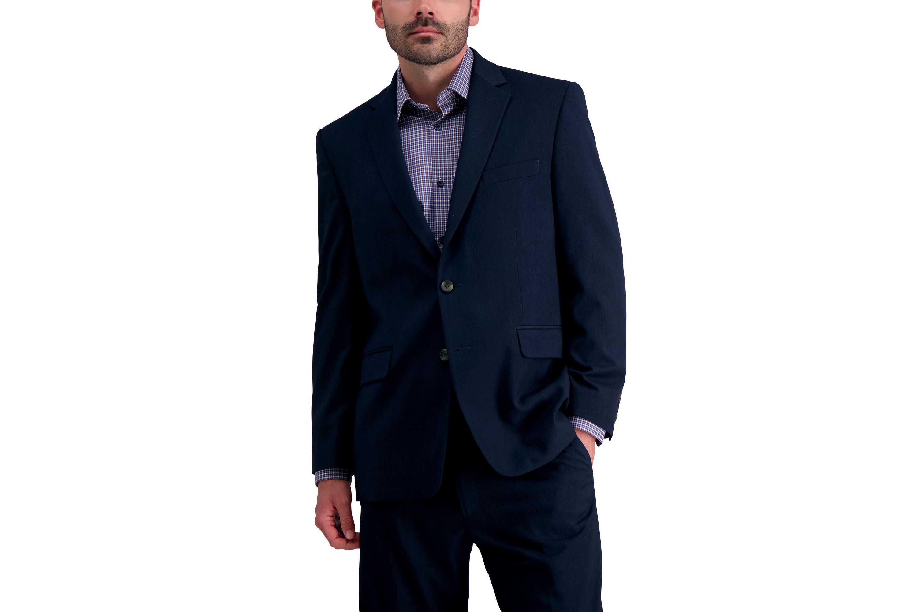 J.M. Haggar™ Micro Herringbone Classic Fit Suit Pant