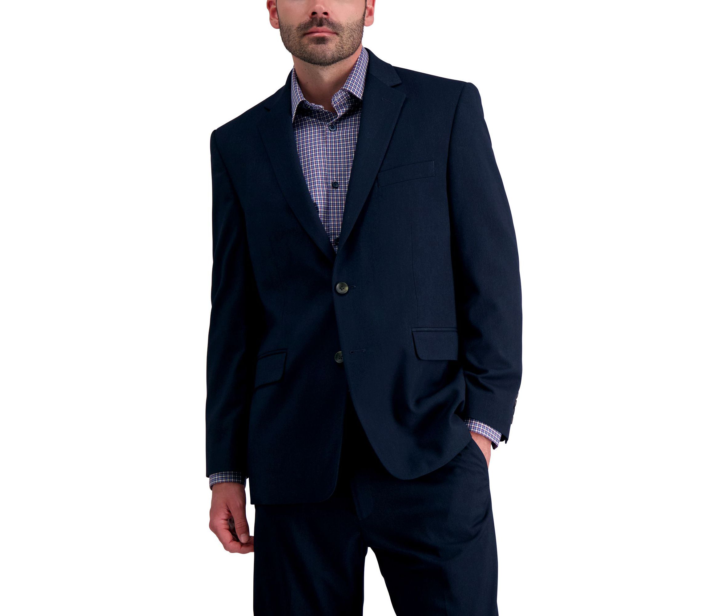 J.M. Haggar™ Micro Herringbone Classic Fit Suit Pant