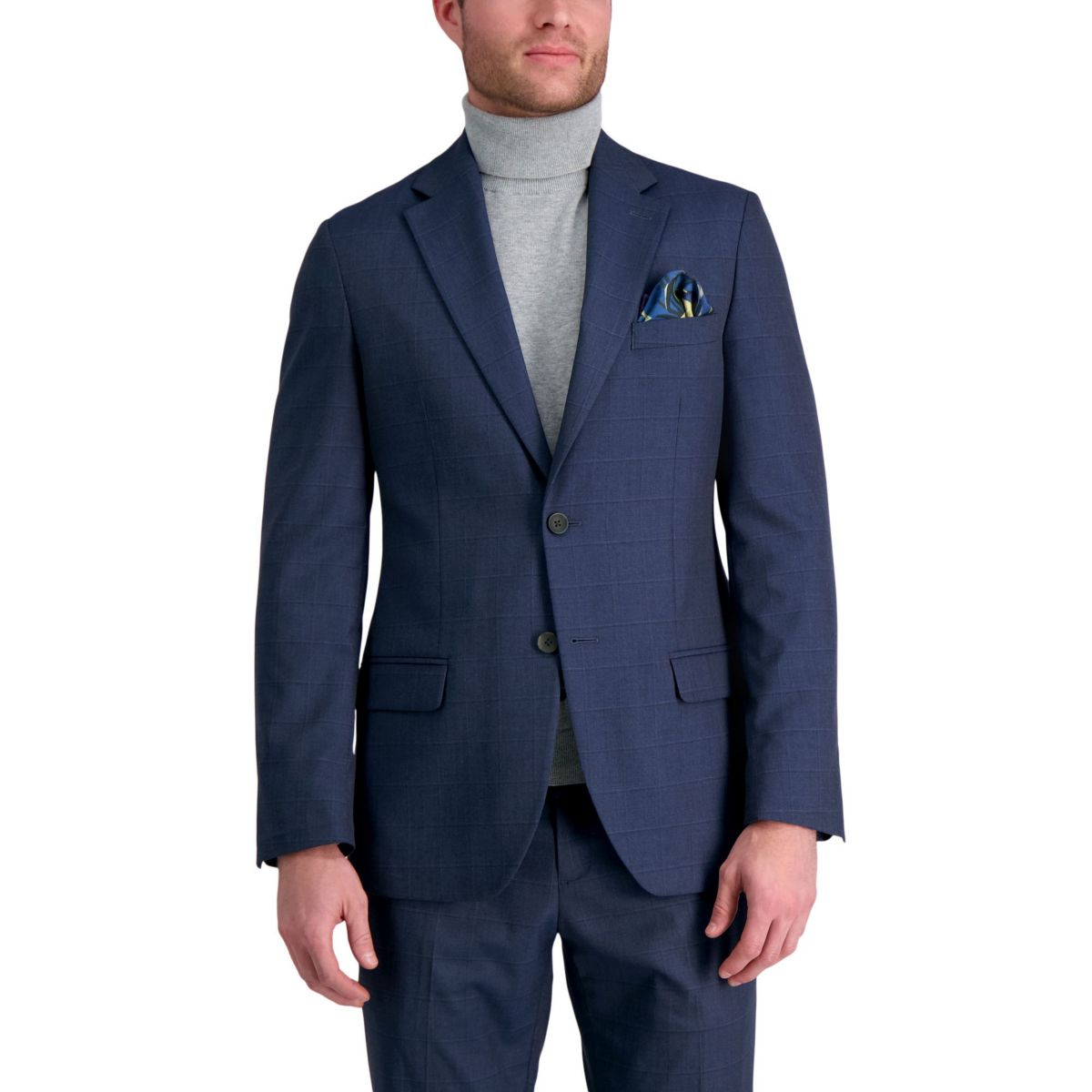J.M. Haggar™ Tailored Fit Windowpane Suit Separate Jacket
