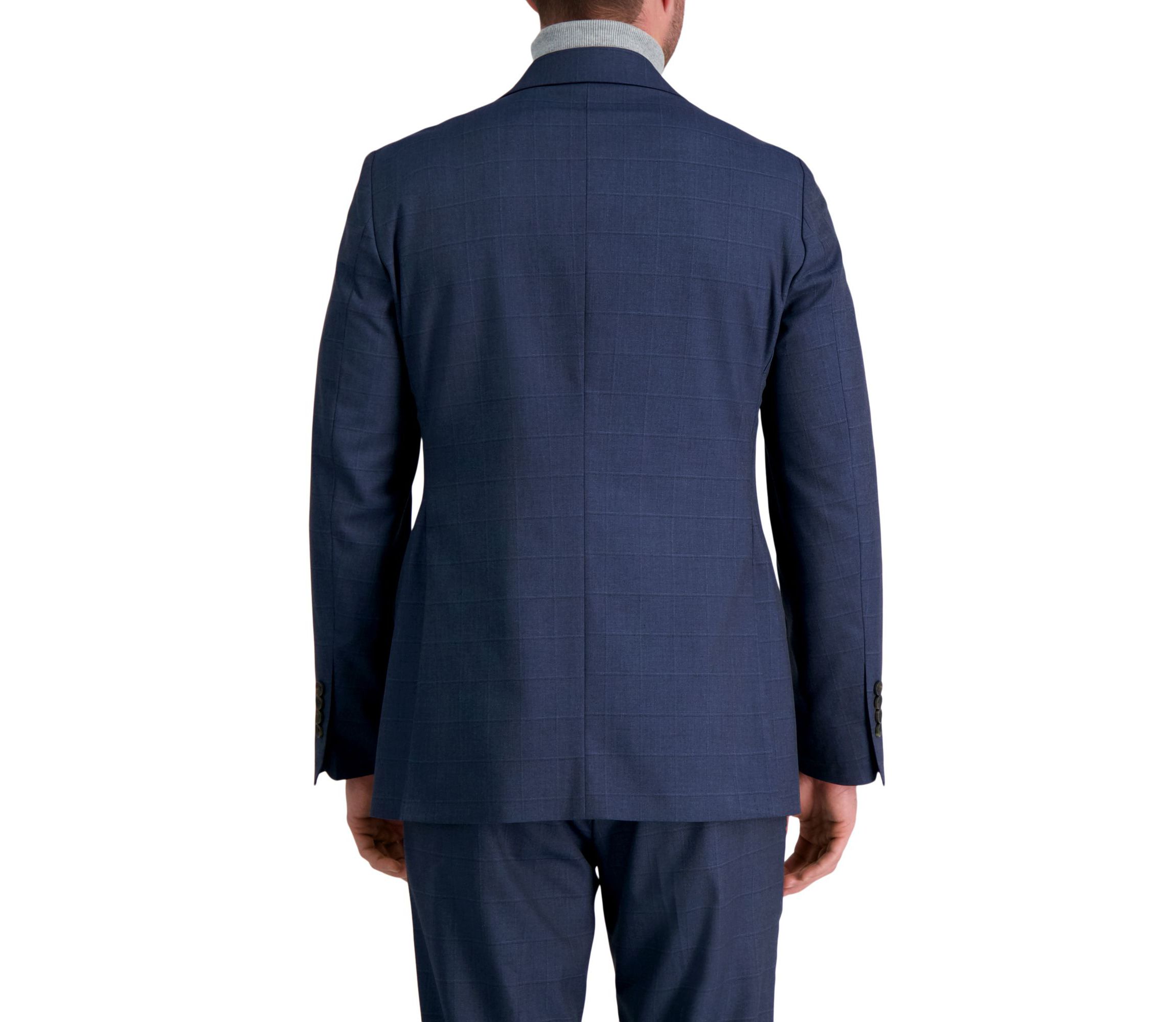 J.M. Haggar™ Tailored Fit Windowpane Suit Separate Jacket